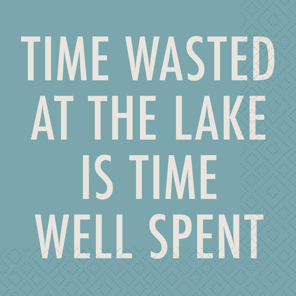 Time Wasted Cocktail Napkin | Putti Party Supplies
