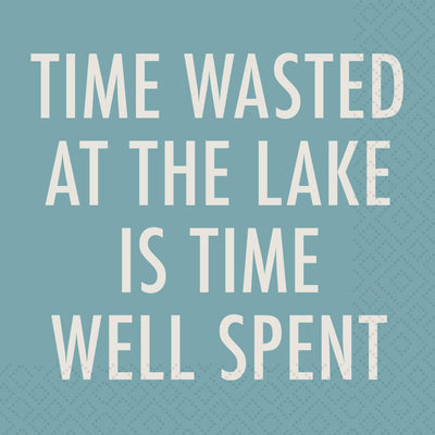 Time Wasted Cocktail Napkin | Putti Party Supplies
