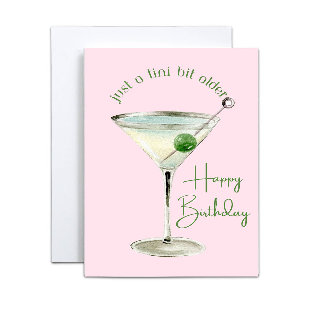 "Tini Bit Older" Birthday Card | Putti Celebrations