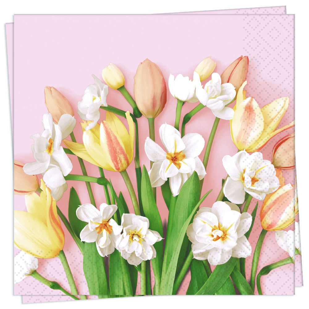 Tulip Joy Luncheon Napkin | Putti Party Supplies