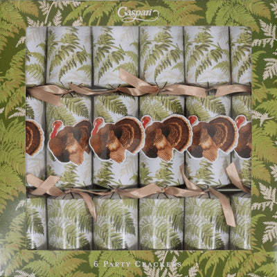 Turkey Among Ferns Fall Crackers | Putti Thanksgiving Celebrations