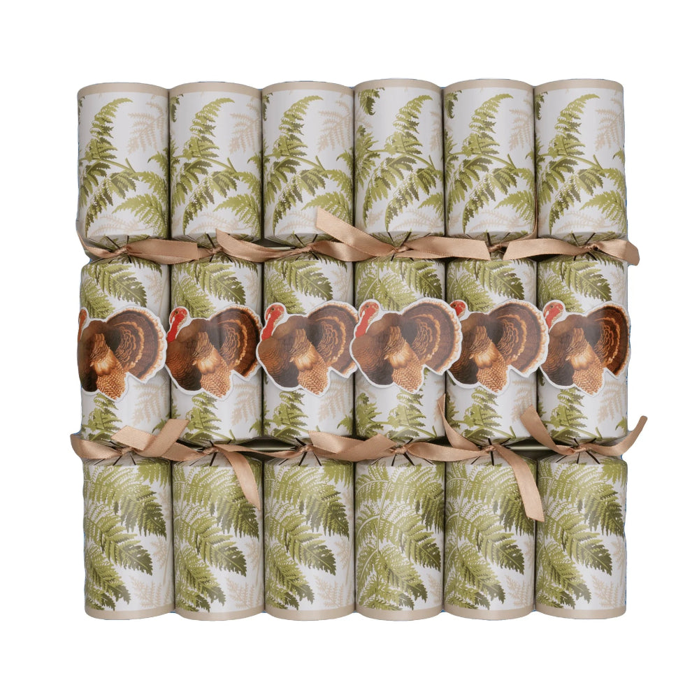 Turkey Among Ferns Fall Crackers | Putti Thanksgiving Celebrations