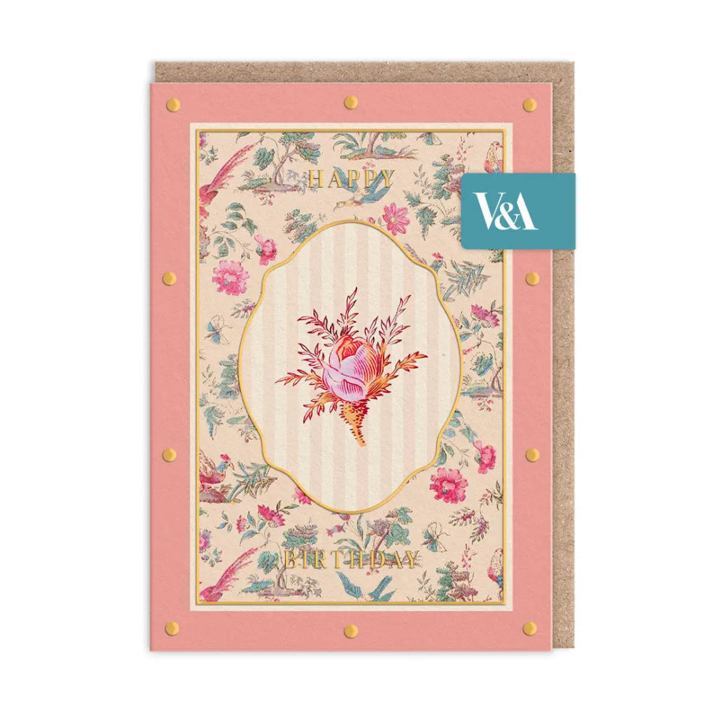 V & A Small Posy Greeting Card  | Putti Celebrations