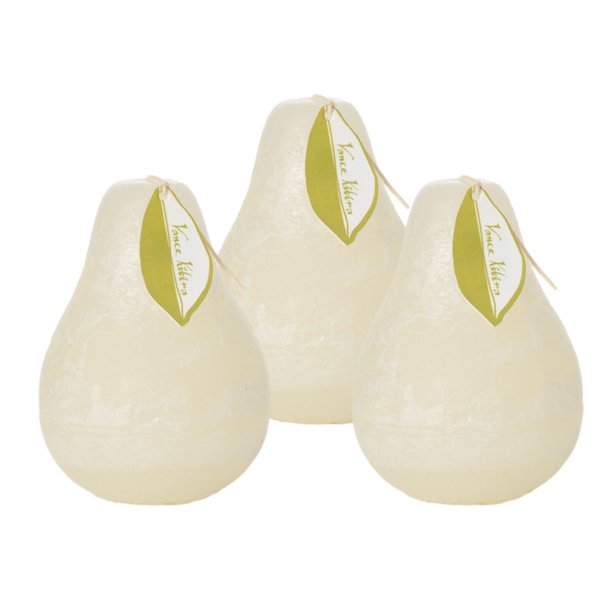 Vance Kitra Timber Pear Candle - Melon White | Putti Fine Furnishings