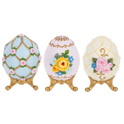 Vintage Pastel Eggs on Stand | Putti Easter Decoration