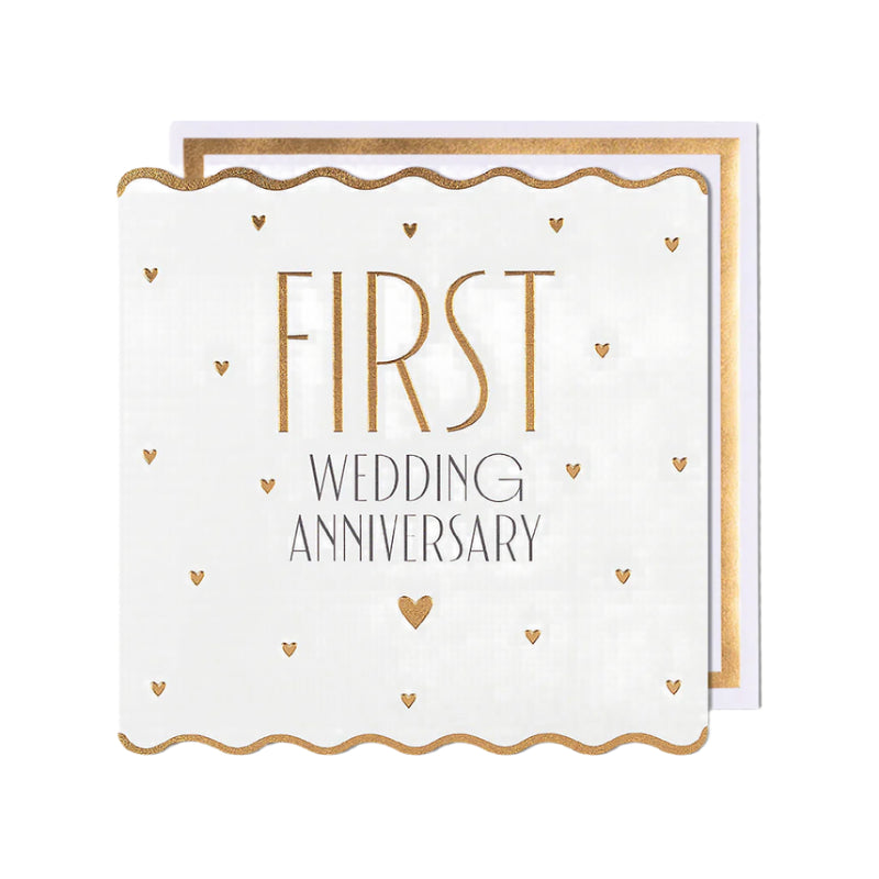 First Wedding Anniversary Card