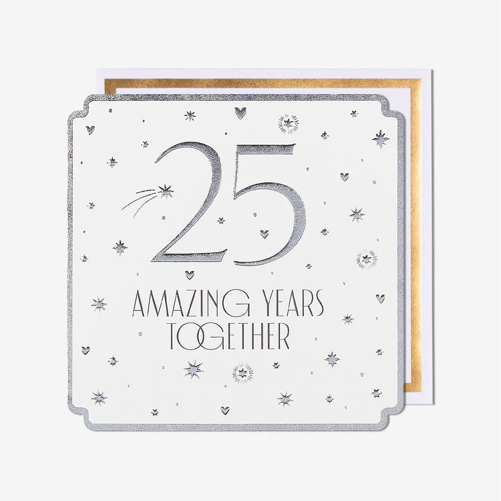 25 Amazing Years Together Pearl Anniversary Card