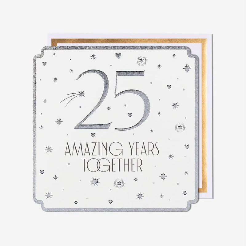 25 Amazing Years Together Pearl Anniversary Card