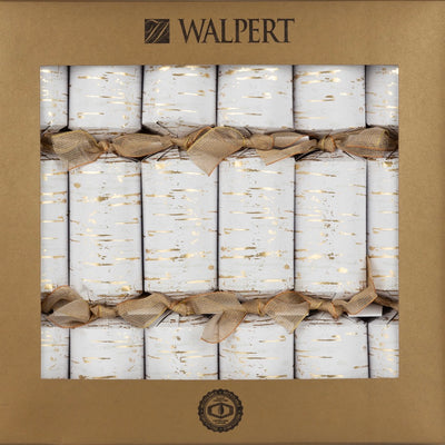 Walpert "Gold Birch" Christmas Crackers | Putti Celebrations Canada