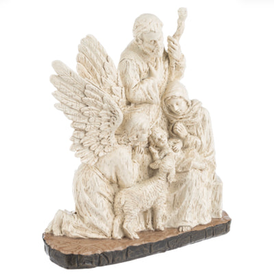 Woodcut Nativity Figurine | Putti Christmas Decorations