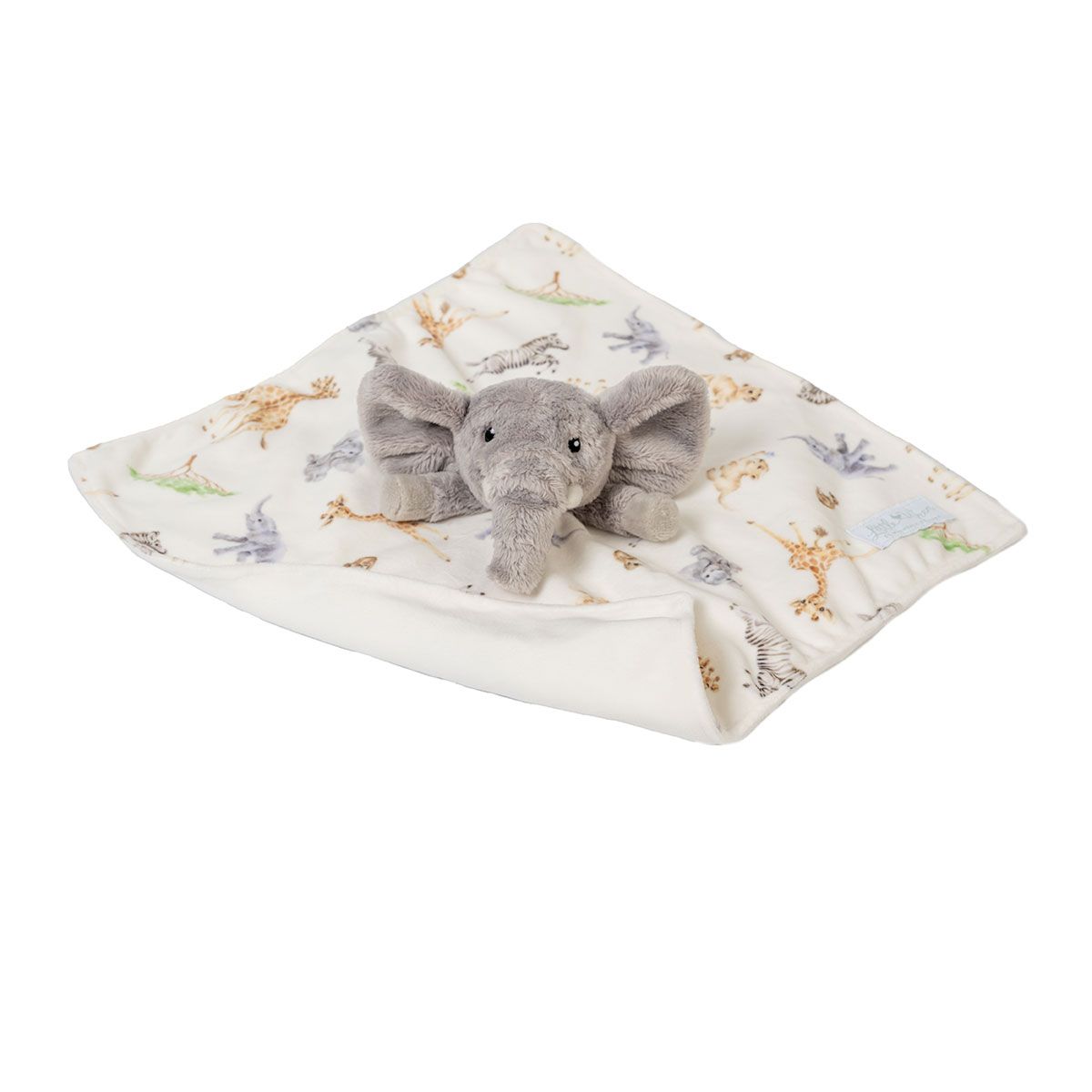 Wrendale "Little Savannah" Elephant Plush Comforter | Le Petite Putti