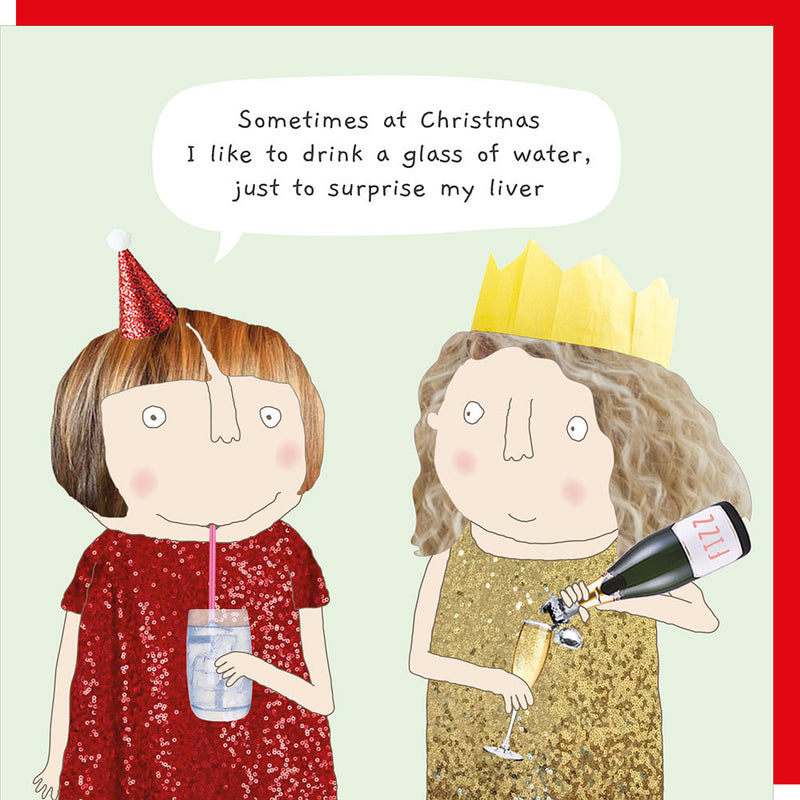 Rosie Made a Thing Christmas Card - Surprise Liver  | Putti Christmas Celebrations