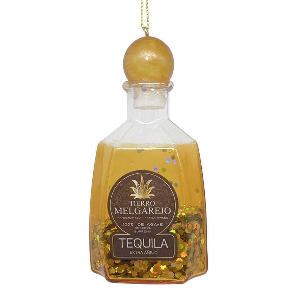 Tequila Bottle Glass Ornament | Putti Christmas Decorations
