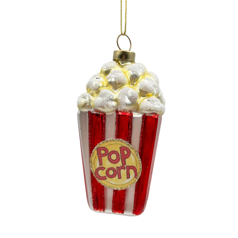 Box of Popcorn Glass Ornament | Putti Christmas Decorations