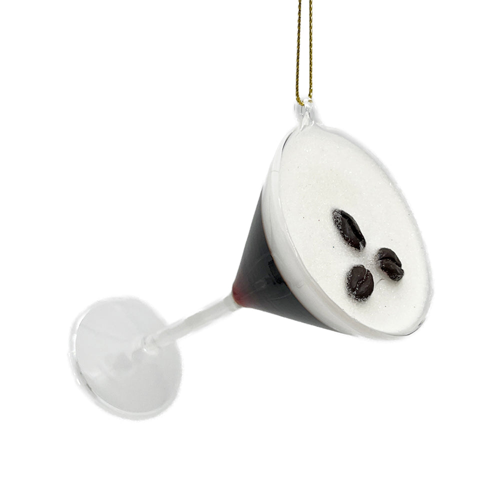 Espresso Martini Glass Ornament | Putti Fine Furnishings