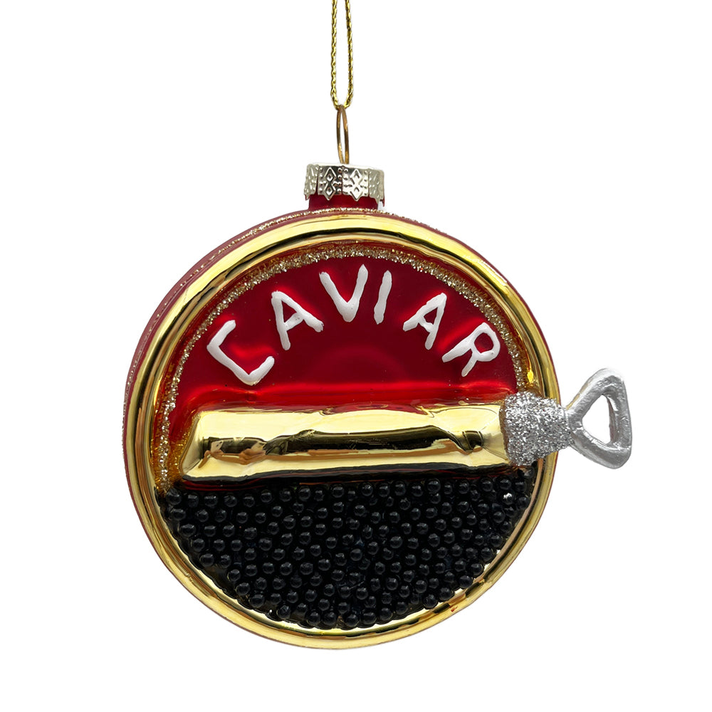 Caviar Glass Ornament | Putti Christmas Decorations