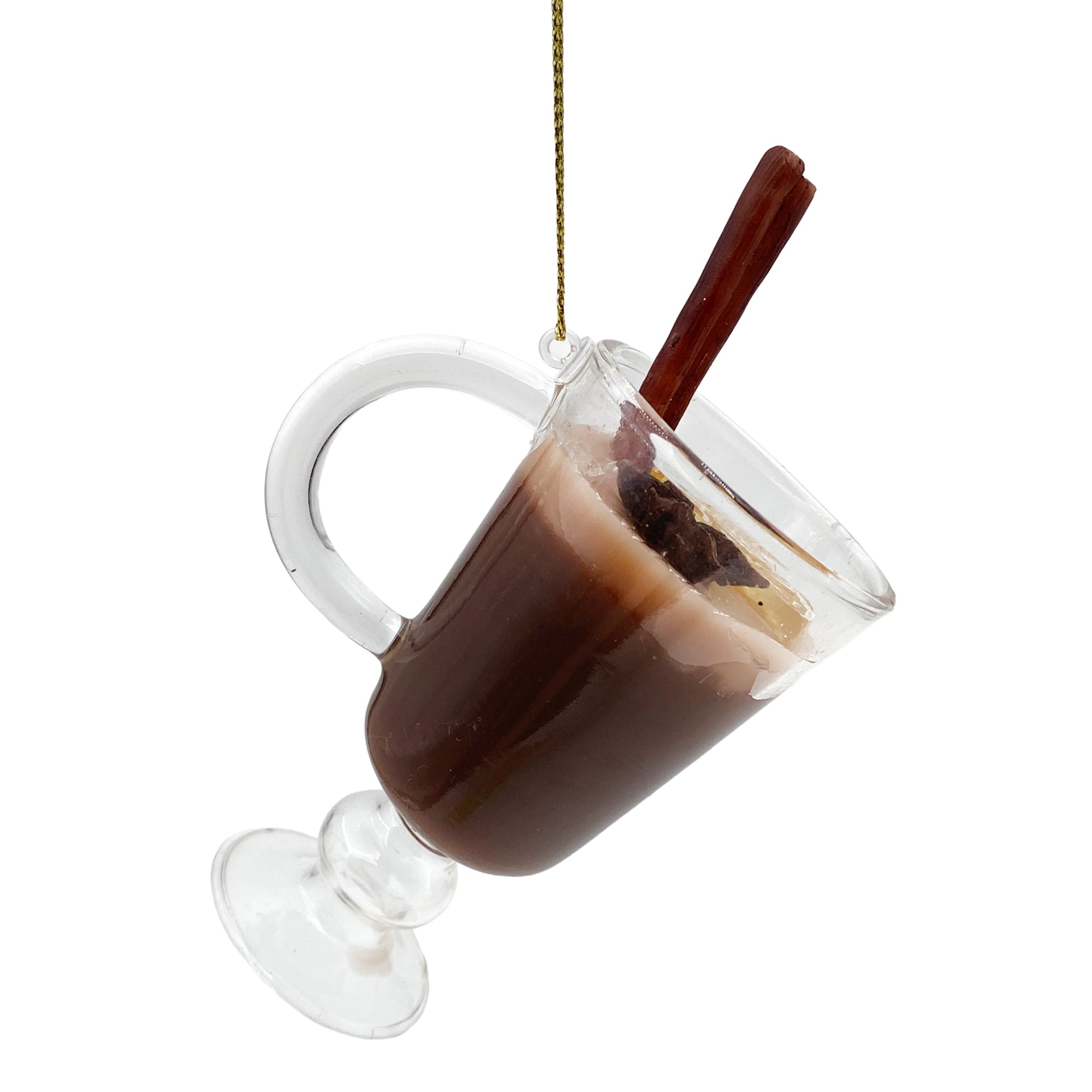 Hot Chocolate Glass Ornament