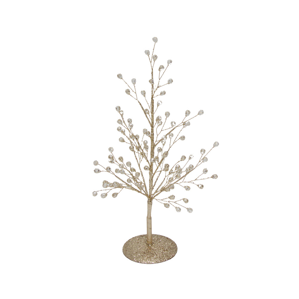 Tree Cluster Champagne Crystal Beads - Small  | Putti Christmas Decorations