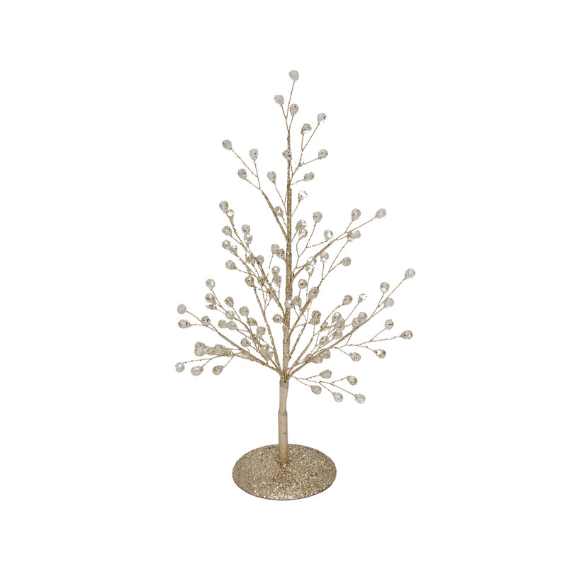 Tree Cluster Champagne Crystal Beads - Small  | Putti Christmas Decorations