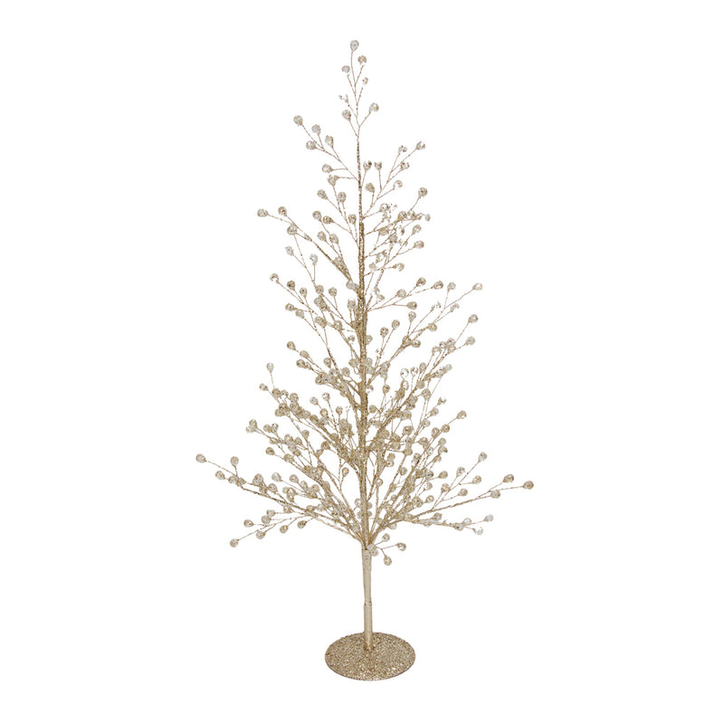 Tree Cluster Champagne Crystal Beads - Large | Putti Christmas Decorations