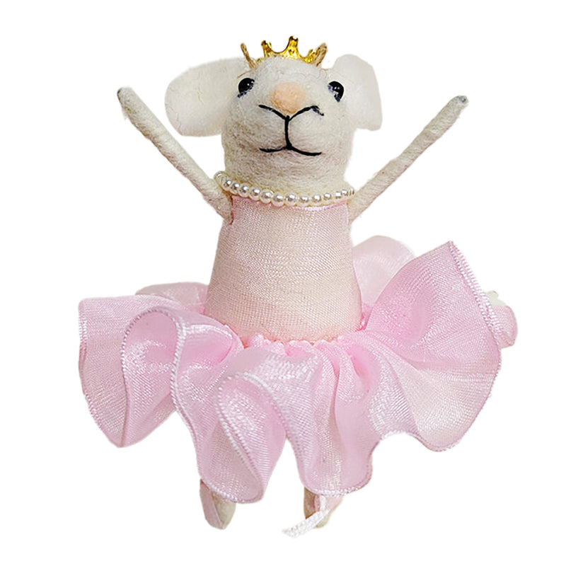 "Ballerina Betty" Felt Mouse Ornament