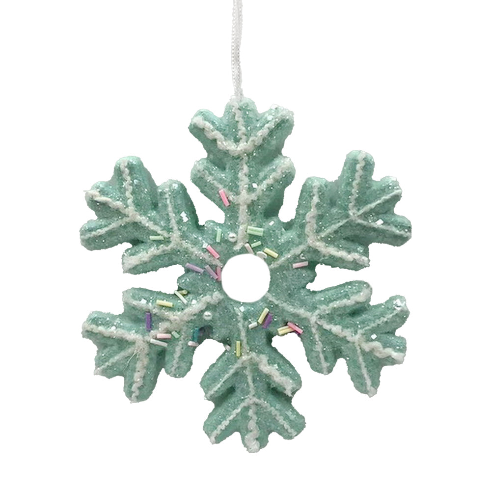 Candy Snowflake Ornament - Mint | Putti Christmas Decorations