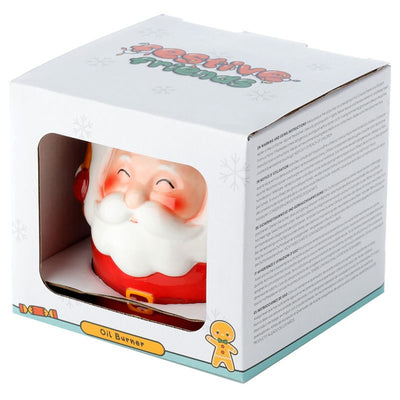 Santa Shaped Christmas Holidays Ceramic Oil Burner