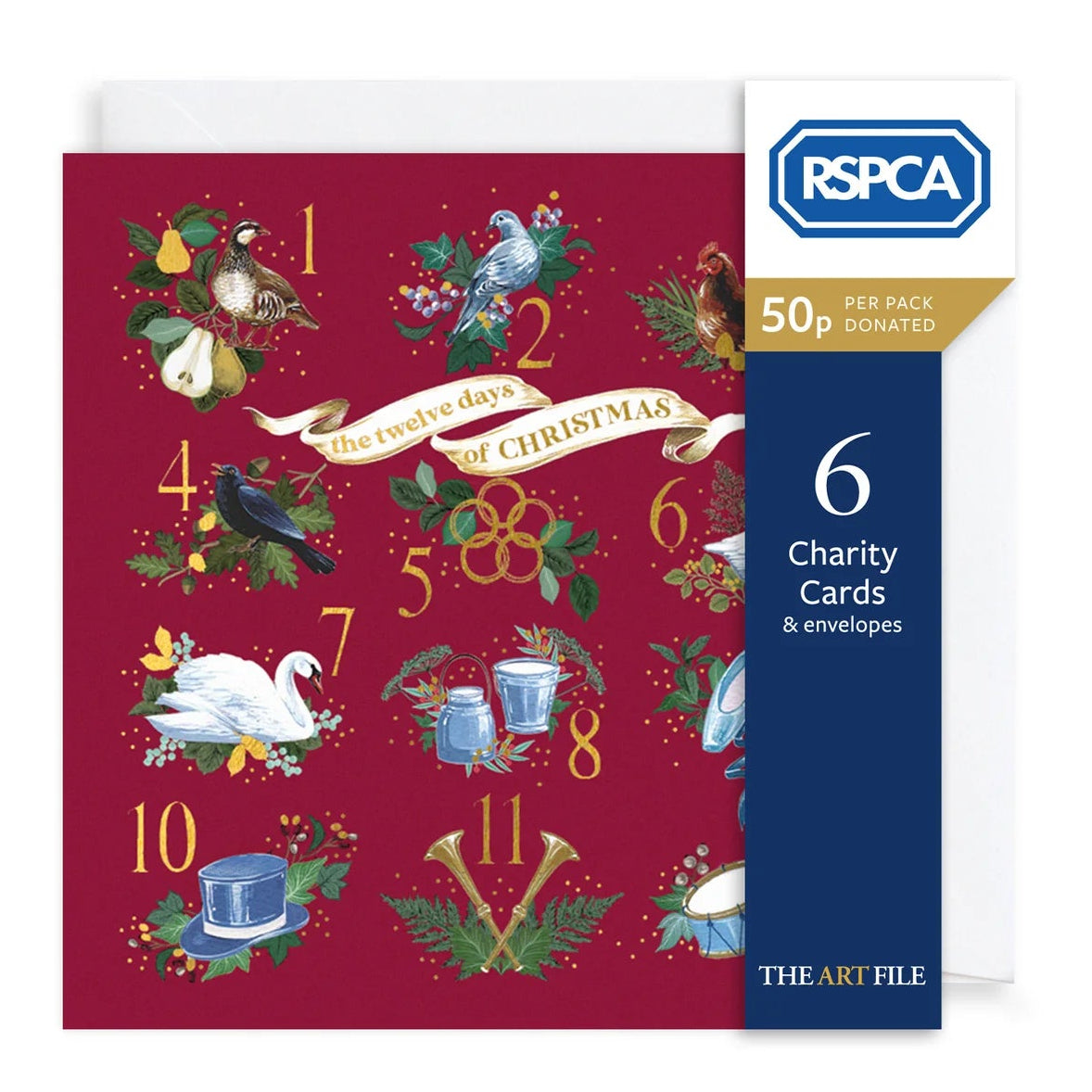 12 Days of Christmas Pack Christmas Cards