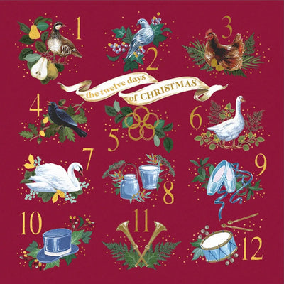 12 Days of Christmas Pack Christmas Cards
