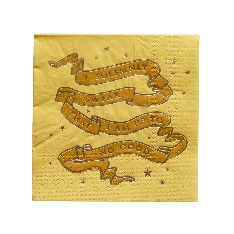 Bonjour Fête Harry Potter Gold House Pride Paper Napkins