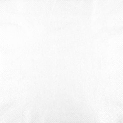 Pearl Effect White Dinner Napkins