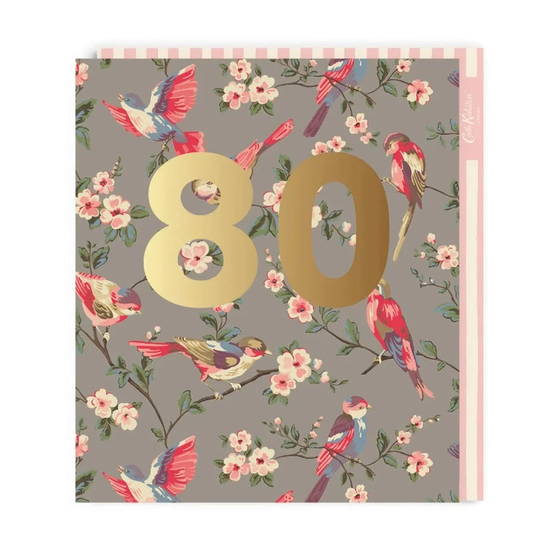 Cath Kidson 80th Birthday Large Greeting Card