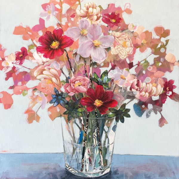 A Profusion of Petals Greeting Card