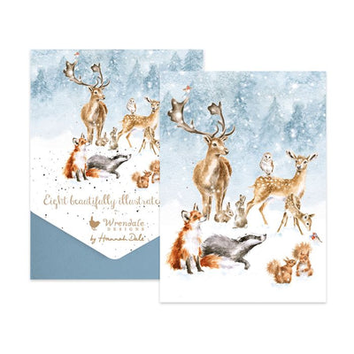 Winter Wonderland Woodland Christmas Card Pack | Putti Christmas Celebrations