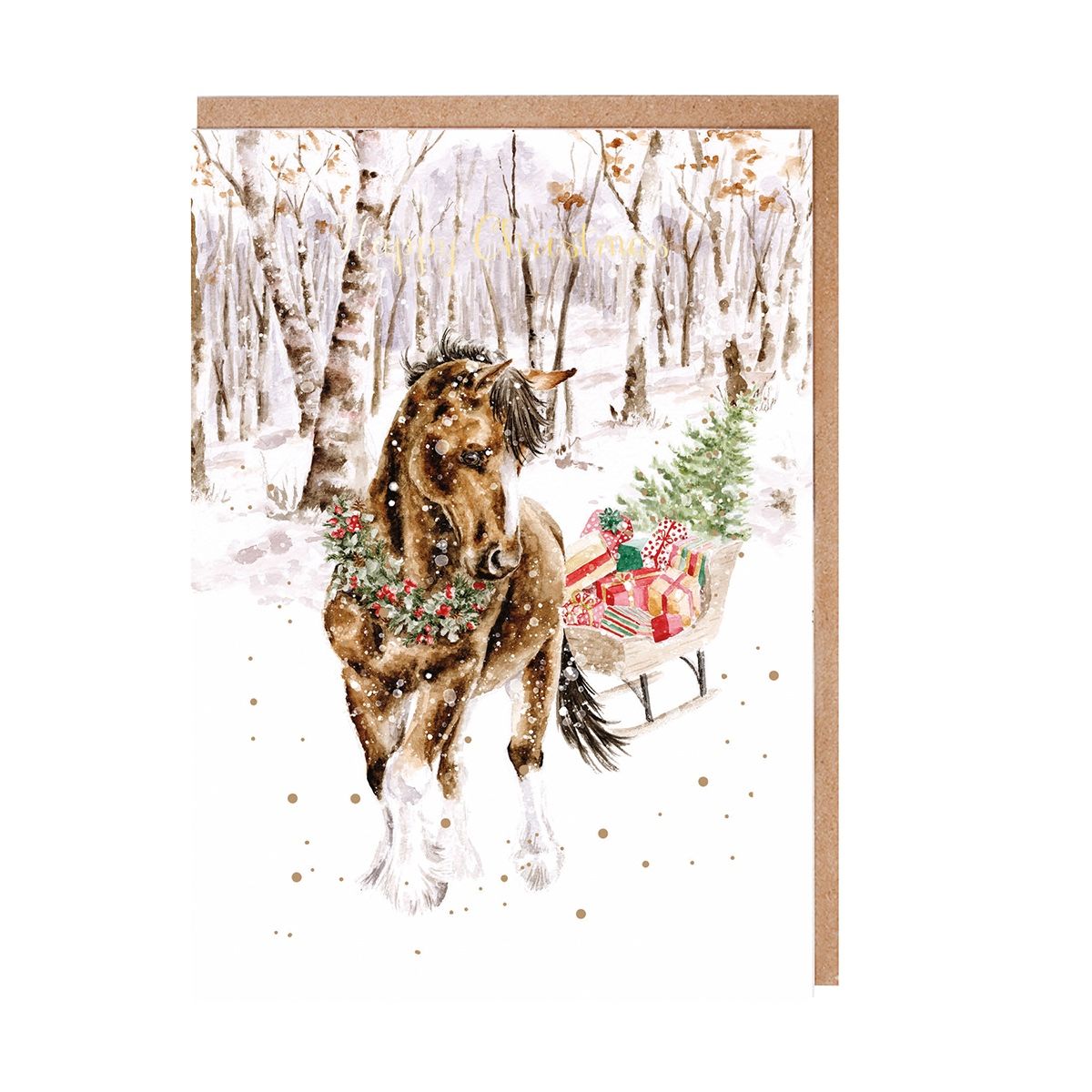 Snowy Sleigh Ride Christmas Card Pack