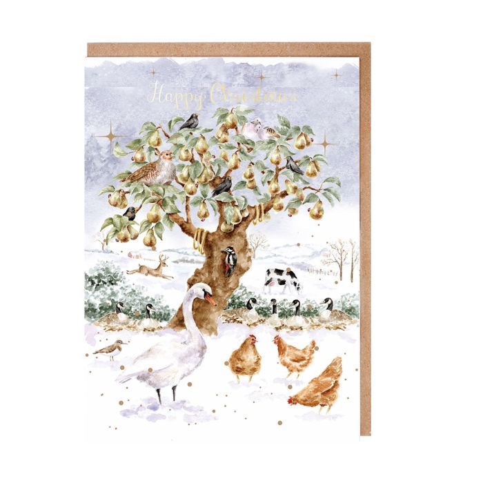 The Twelve Days Animal Christmas Card Pack | Putti Christmas Celebrations