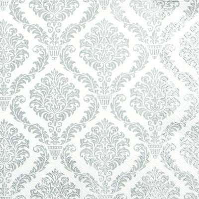 Elegant Silver Paper Lunch Napkins