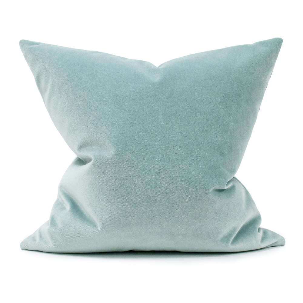 Aqua Velvet Cushion