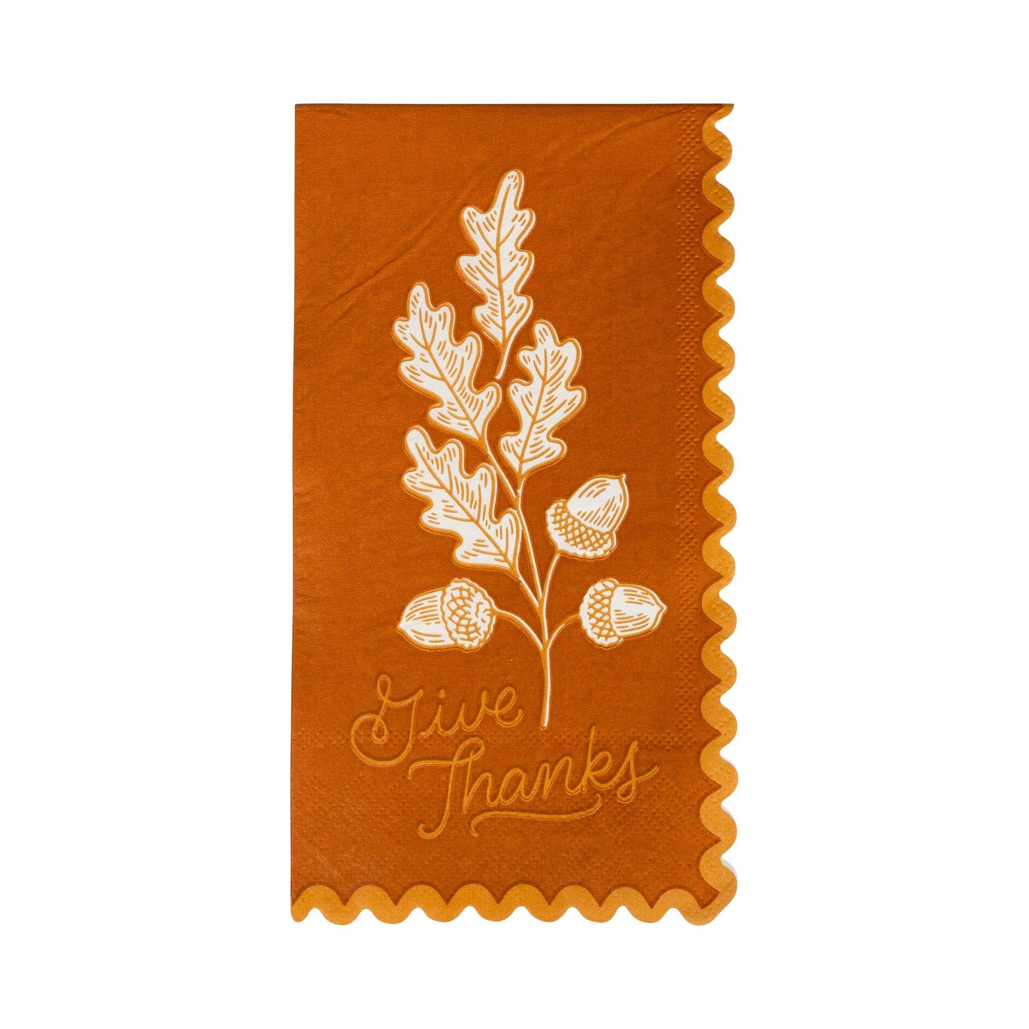 Acorns Give Thanks Dinner Buffet Napkin