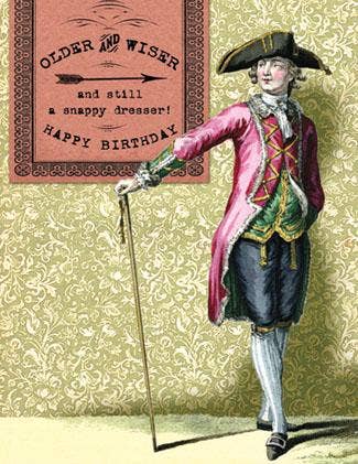 Snappy Dresser Greeting Card