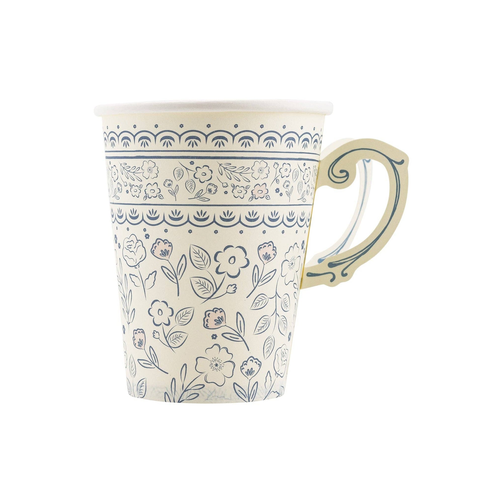 Tea Cup Paper Party Cups - 12 oz