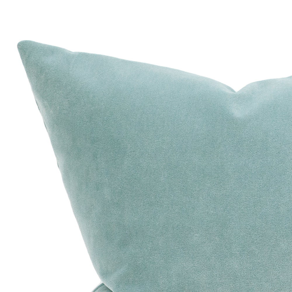 Aqua Velvet Cushion