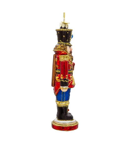 Kurt Adler Bellissimo Nutcracker Glass Ornament