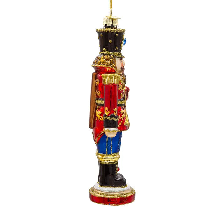 Kurt Adler Bellissimo Nutcracker Glass Ornament