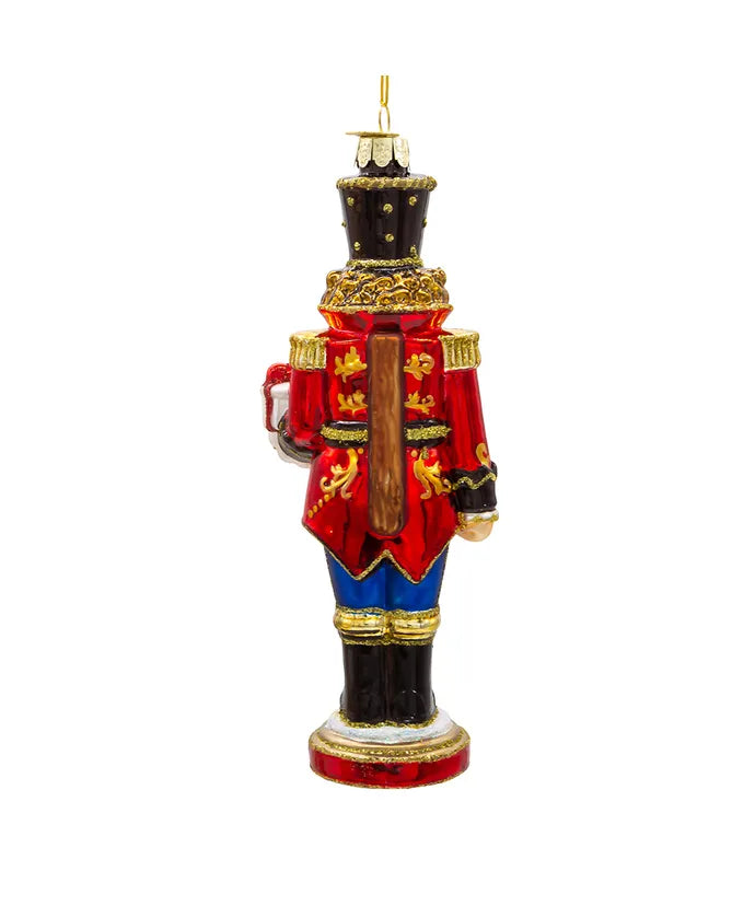 Kurt Adler Bellissimo Nutcracker Glass Ornament