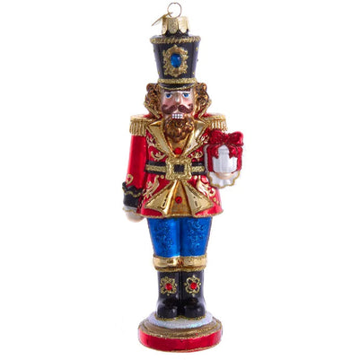 Kurt Adler Bellissimo Nutcracker Glass Ornament