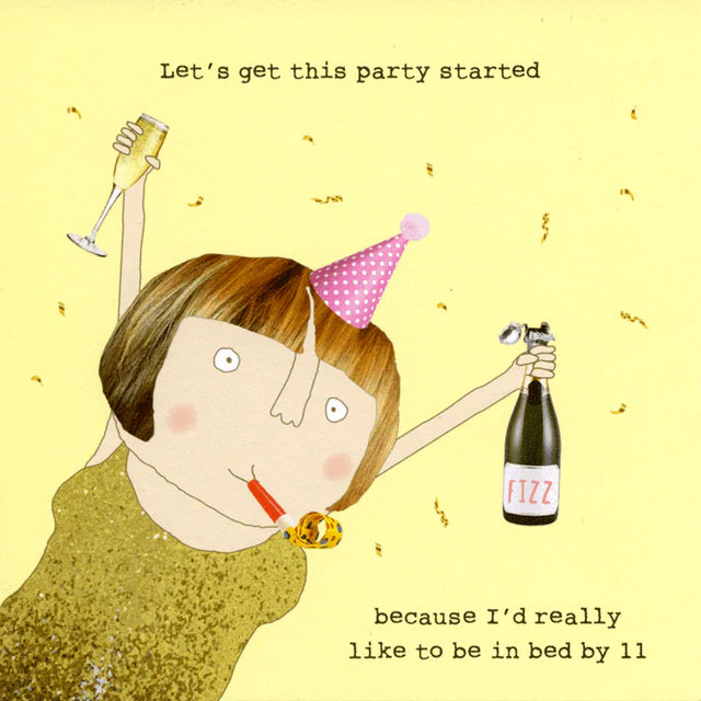 Rosie Made a Thing Greeting Card - Party Started