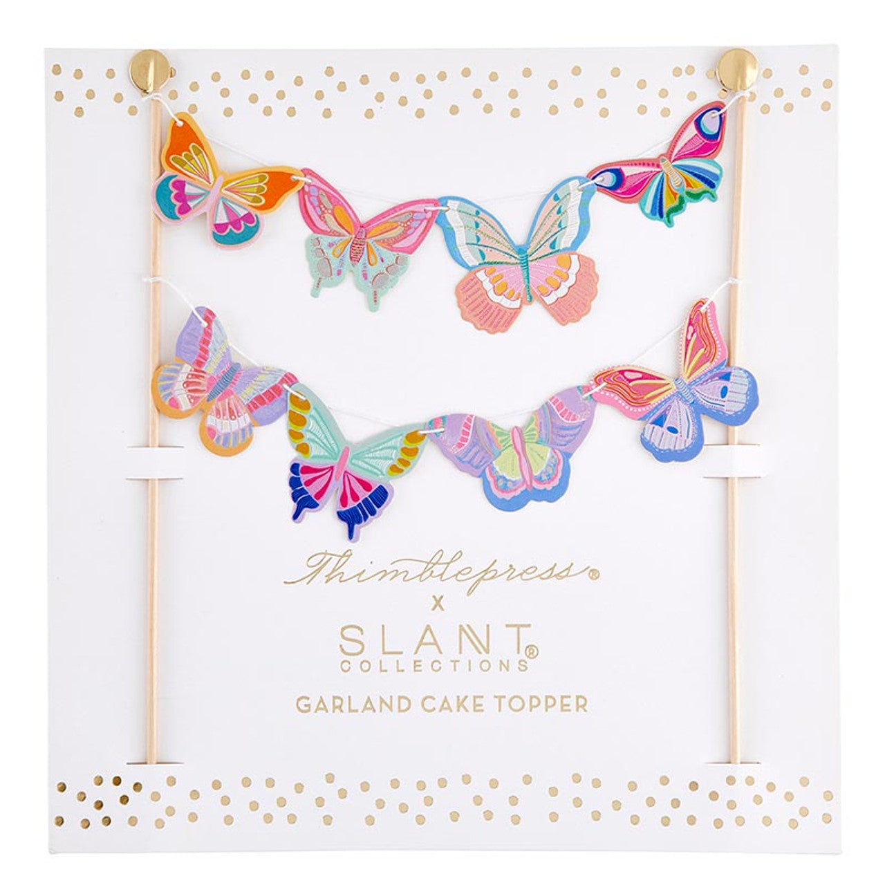 Butterfly Garland Cake Topper