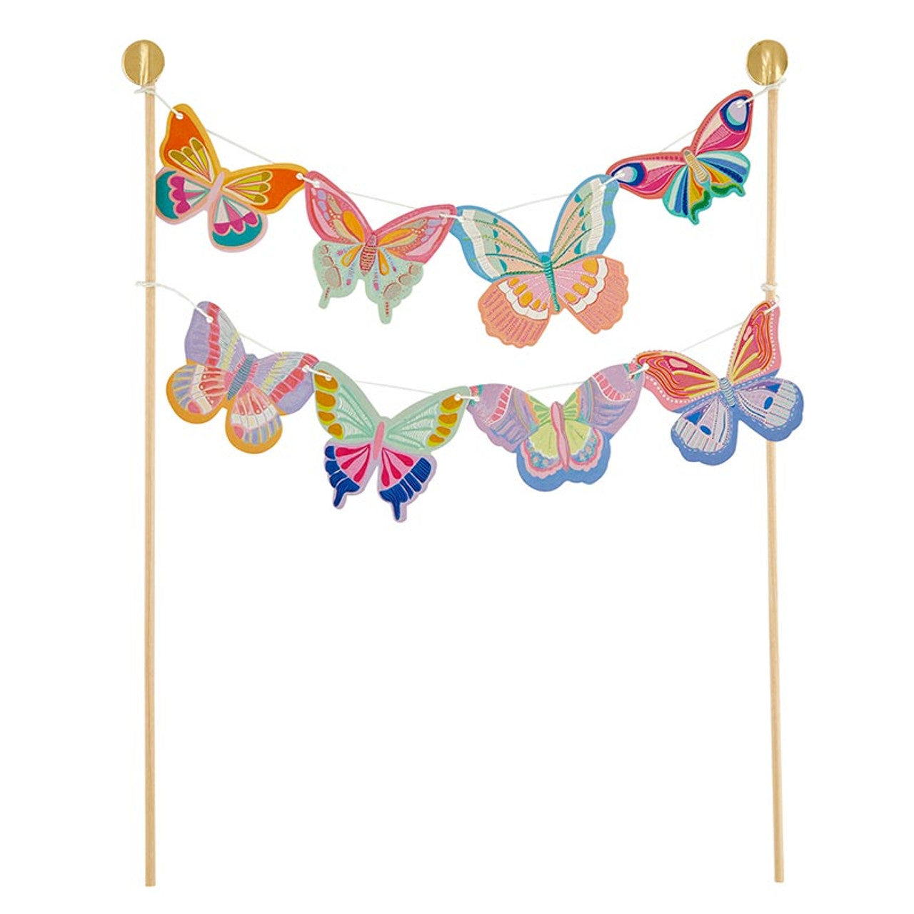 Butterfly Garland Cake Topper
