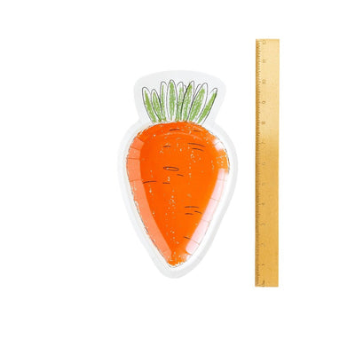 Sketchy Carrot Shaped Plate | Putti Easter Celebrations